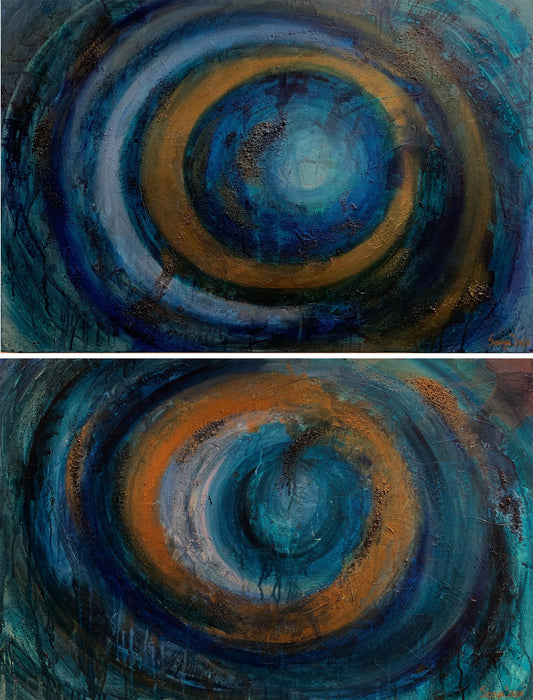 World Within (Diptych)